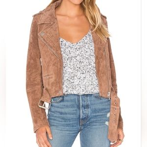Blank NYC suede moto jacket
